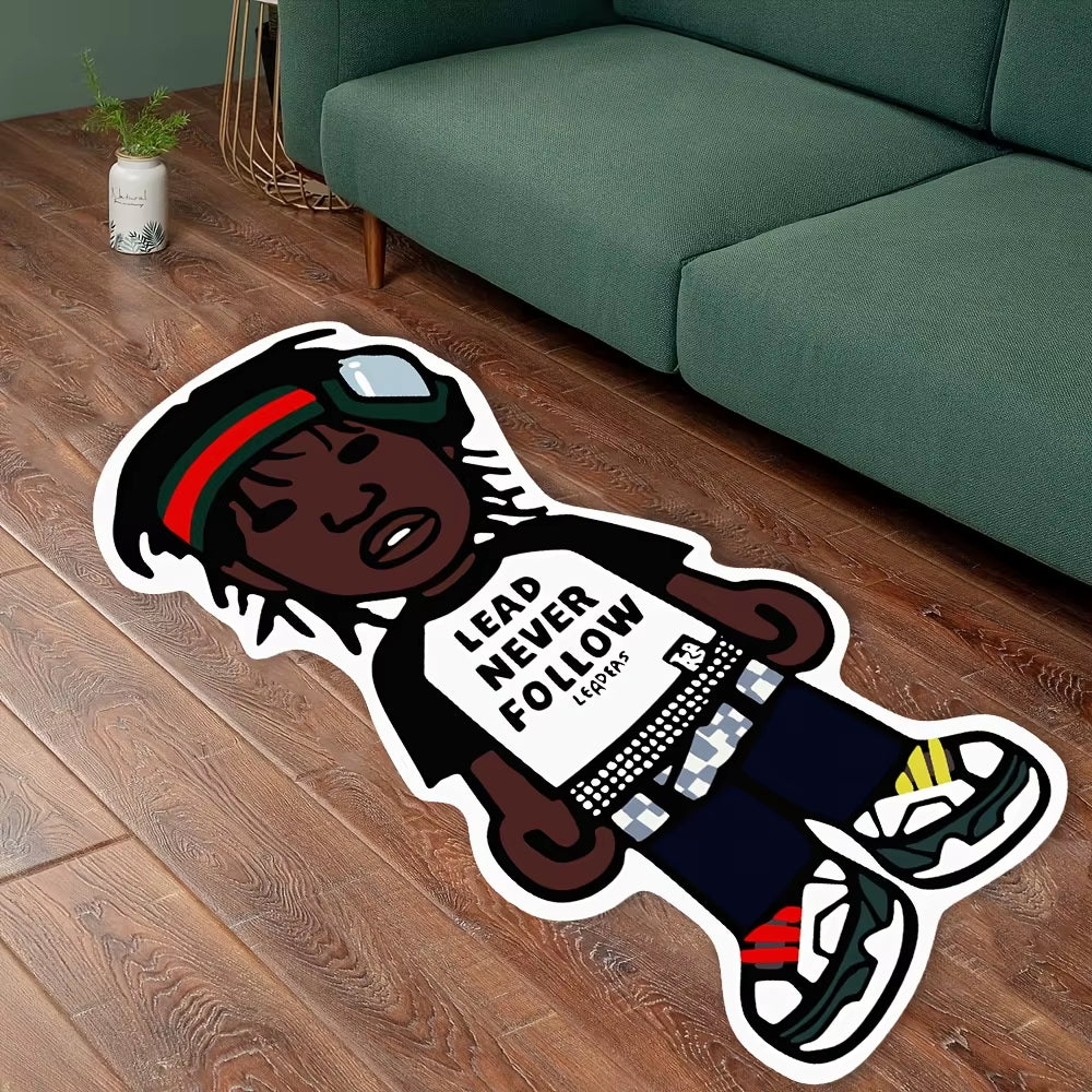 Cartoon Character Carpet Bedroom Decoration Cool Bedside Rugs Cartoon Rug for Bedroom Carpet for Live Room Home Decor