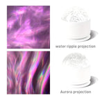 Northern Aurora/Water Ripple Projector Lamp LED Night Light with Remote Control Party Decor Light Projector Atmosphere Light