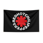3X5 Ft Heavy Rock R-Red Hot Chili Pepps Flag Polyester Digital Printing Banner for Bedroom Wall Art Out Door Tapestry Decoration