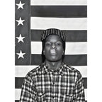 A$APS R-Rocky A-ASAP American Rapper Poster Sticky Wall Art Printing Waterproof Home Living Bed Room Bar Aesthetic Decor