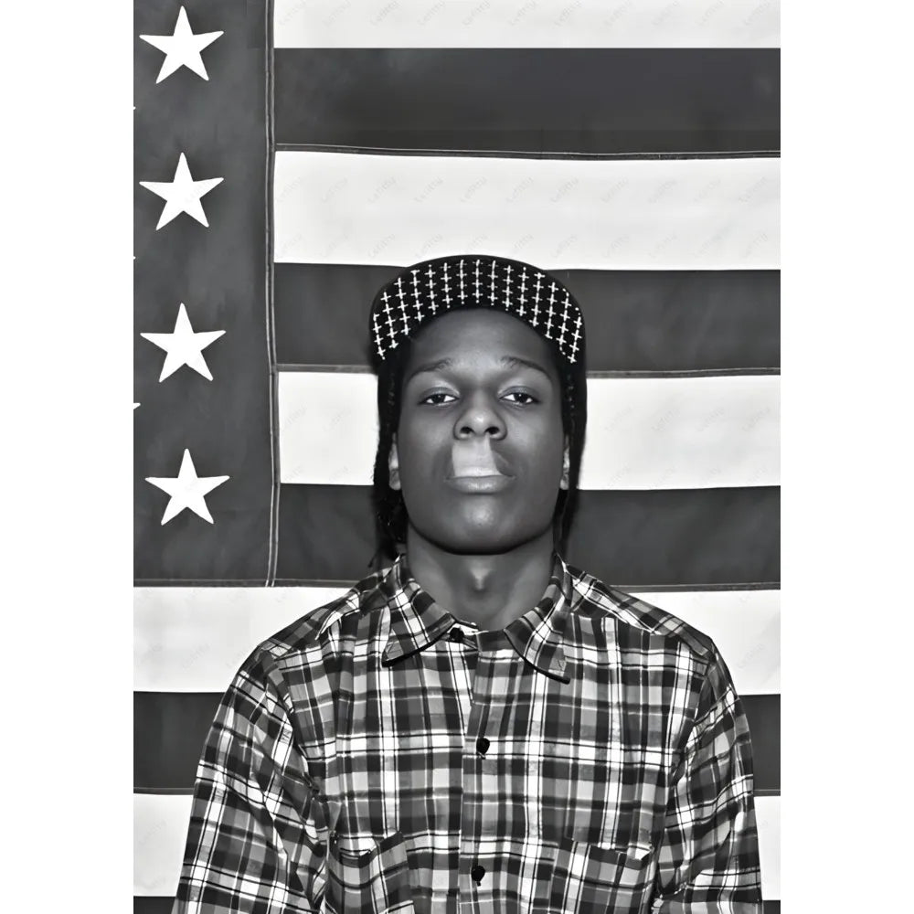A$APS R-Rocky A-ASAP American Rapper Poster Sticky Wall Art Printing Waterproof Home Living Bed Room Bar Aesthetic Decor