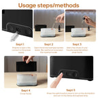 Mini Aroma Diffuser Aromatherapy Essential Oils Realistic Flame Lights Colorful RGB Air Humidifier Desktop USB Sprayer