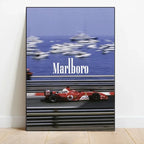 Modern Cool Fashion Racing Sports Car Posters Monaco Track Prints Wall Art Canvas Printing Picture for Living Room Home Decor