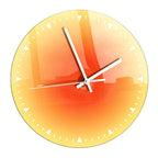 Round Wall Clock Silents Gradients Sunset Clock Desktop Watch Home Desktop Decor Dropshipping