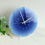 Round Wall Clock Silents Gradients Sunset Clock Desktop Watch Home Desktop Decor Dropshipping
