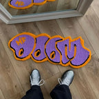 Creative English Rugs for Bedroom Thick Plush MF DOOM Floor Mat Fashion Irregular Living Room Decoration Carpet Fluffy Soft Rug