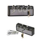 Creative Fender Radio Plugs Key Holder Retro Wall Mounting Keys Holder Jack Zinc Alloy Key Organizer Music Key Storage Frame