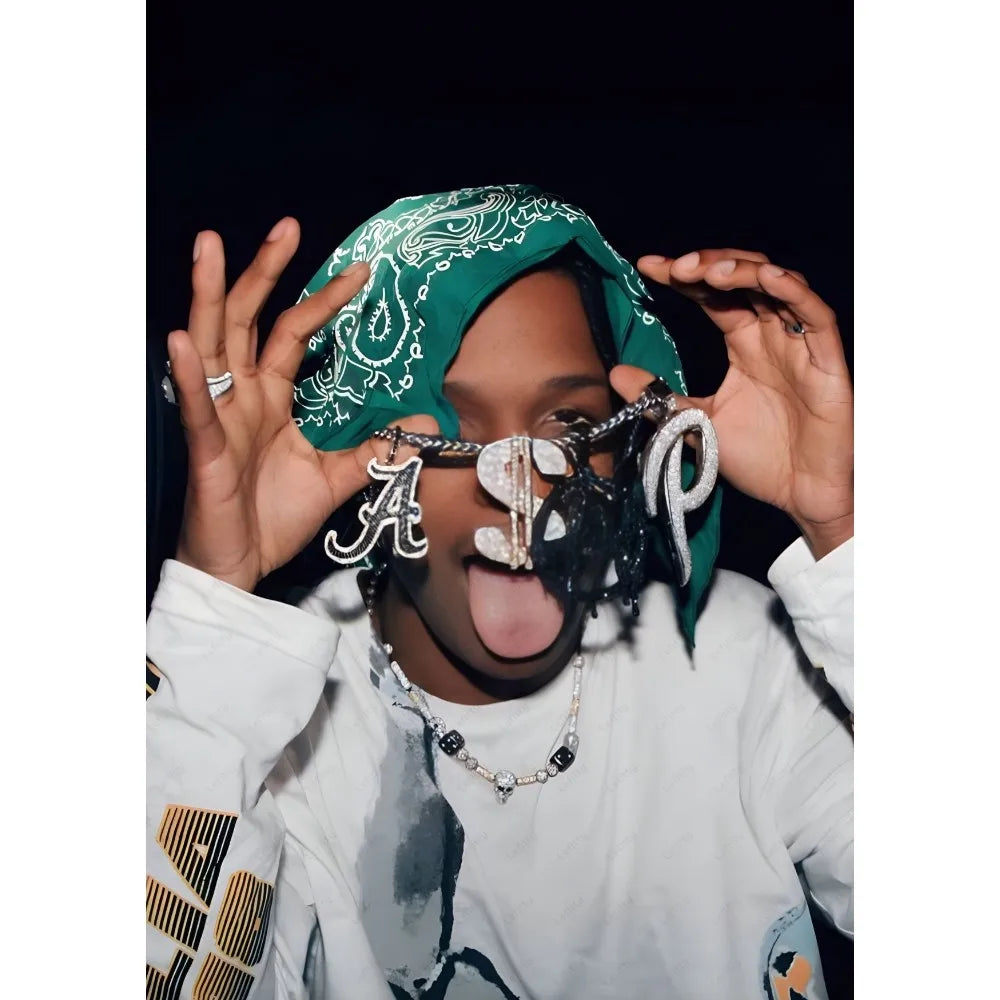 A$APS R-Rocky A-ASAP American Rapper Poster Sticky Wall Art Printing Waterproof Home Living Bed Room Bar Aesthetic Decor