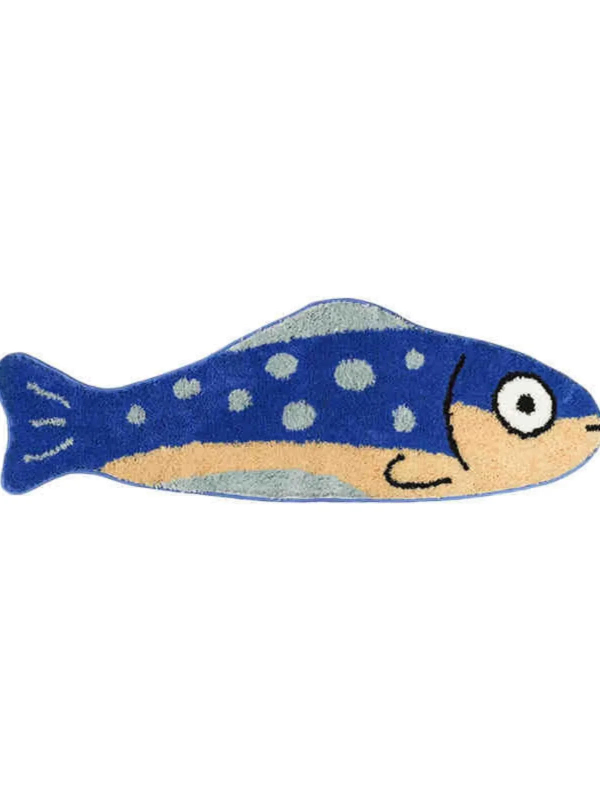 Cartoon Salmon Bedroom Bedside Rug Decorative Floor Mat Creative Soft Plush Carpet Bathroom Bathroom Home Decoration