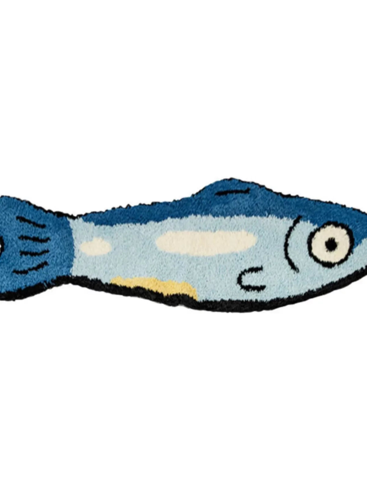 Cartoon Salmon Bedroom Bedside Rug Decorative Floor Mat Creative Soft Plush Carpet Bathroom Bathroom Home Decoration