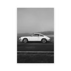 Black White Fashion Luxury Brand Race Car Art Prints for Porsche Vehicle Posters Old 911 Canvas Painting Living Room Decor