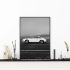 Black White Fashion Luxury Brand Race Car Art Prints for Porsche Vehicle Posters Old 911 Canvas Painting Living Room Decor